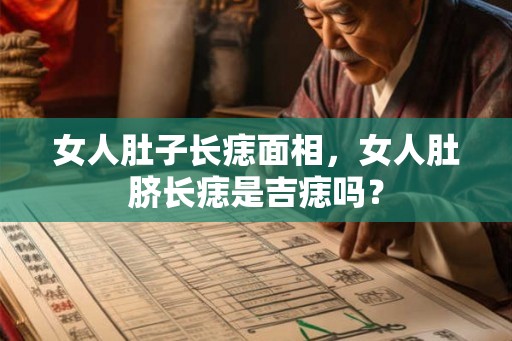 女人肚子长痣面相，女人肚脐长痣是吉痣吗？