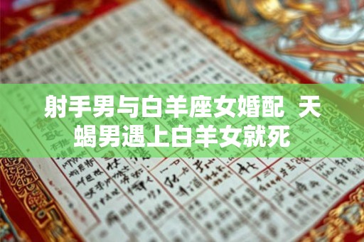 射手男与白羊座女婚配 天蝎男遇上白羊女就死 射手男与白羊座女婚配 天蝎男遇上白羊女就死