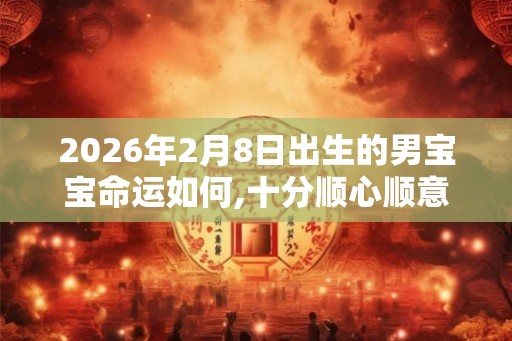 2026年2月8日出生的男宝宝命运如何,十分顺心顺意