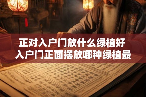 正对入户门放什么绿植好 入户门正面摆放哪种绿植最好