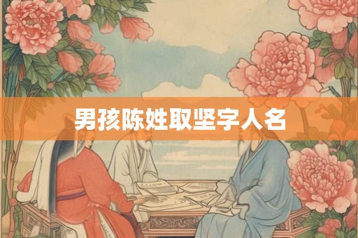 男孩陈姓取坚字人名 男孩陈姓取坚字人名