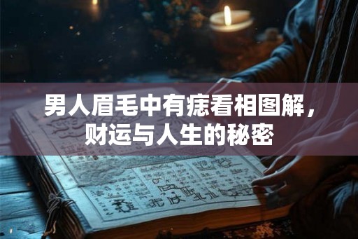 男人眉毛中有痣看相图解，财运与人生的秘密
