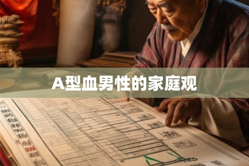 A型血男性的家庭观 A型血男性的家庭观