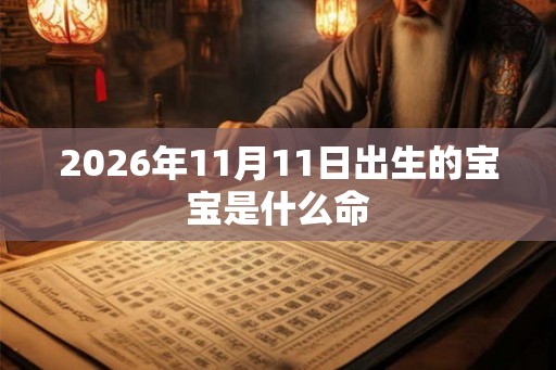 2026年11月11日出生的宝宝是什么命