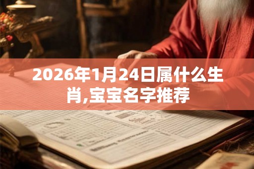 2026年1月24日属什么生肖,宝宝名字推荐