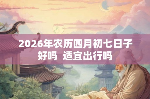 2026年农历四月初七日子好吗  适宜出行吗