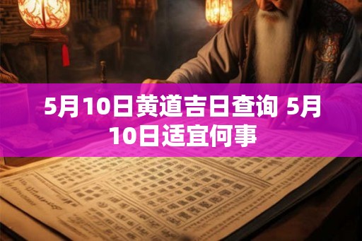 5月10日黄道吉日查询 5月10日适宜何事