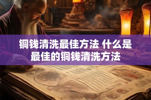 铜钱清洗最佳方法 什么是最佳的铜钱清洗方法