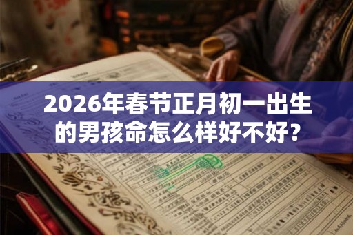 2026年春节正月初一出生的男孩命怎么样好不好？