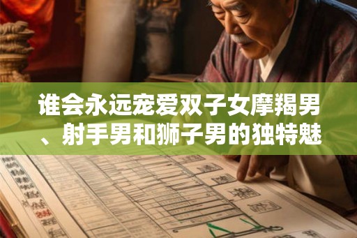 谁会永远宠爱双子女摩羯男、射手男和狮子男的独特魅力