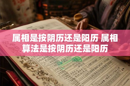 属相是按阴历还是阳历 属相算法是按阴历还是阳历