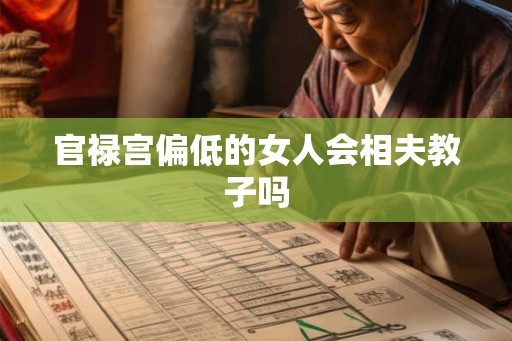 官禄宫偏低的女人会相夫教子吗