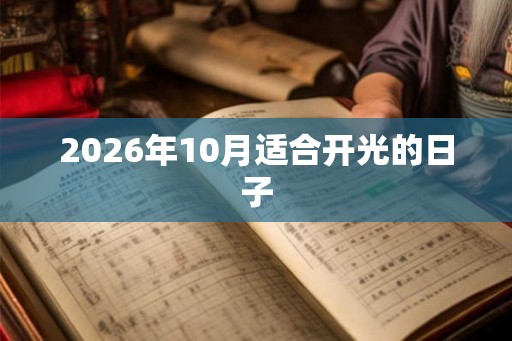 2026年10月适合开光的日子