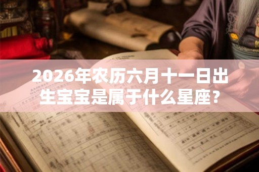2026年农历六月十一日出生宝宝是属于什么星座？