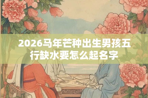 2026马年芒种出生男孩五行缺水要怎么起名字 2026马年芒种出生男孩五行缺水要怎么起名字