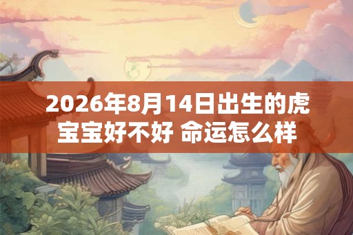 2026年8月14日出生的虎宝宝好不好 命运怎么样