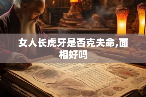 女人长虎牙是否克夫命,面相好吗