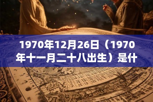 1970年12月26日（1970年十一月二十八出生）是什么命_命运如何