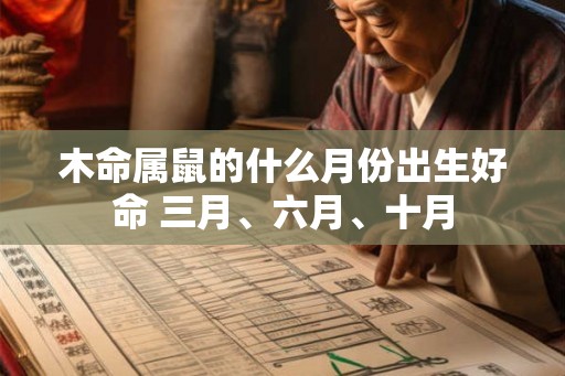 木命属鼠的什么月份出生好命 三月、六月、十月 木命属鼠的什么月份出生好命 三月、六月、十月