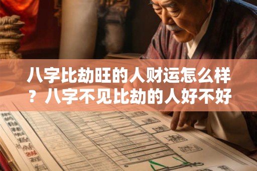 八字比劫旺的人财运怎么样？八字不见比劫的人好不好？