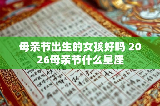 母亲节出生的女孩好吗 2026母亲节什么星座