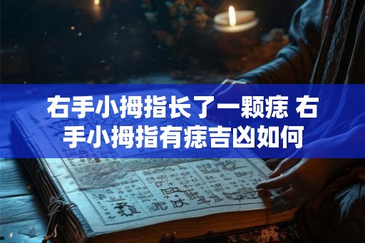 右手小拇指长了一颗痣 右手小拇指有痣吉凶如何