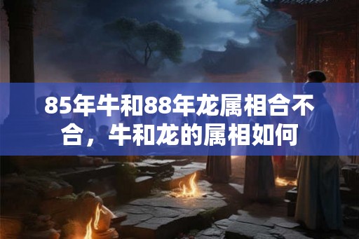 85年牛和88年龙属相合不合，牛和龙的属相如何