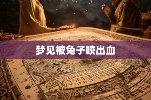梦见被兔子咬出血