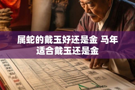 属蛇的戴玉好还是金 马年适合戴玉还是金