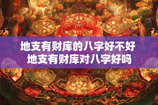 地支有财库的八字好不好 地支有财库对八字好吗