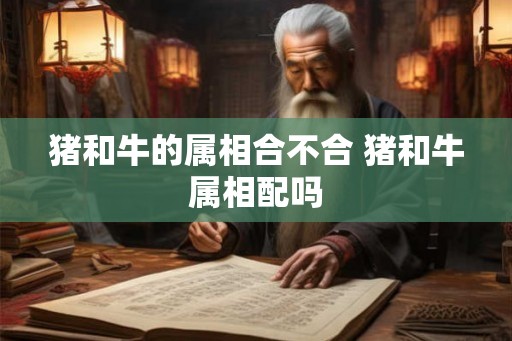 猪和牛的属相合不合 猪和牛属相配吗
