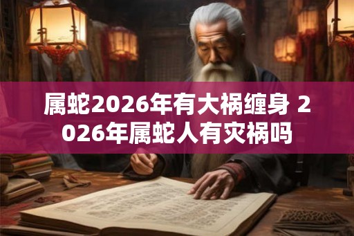 属蛇2026年有大祸缠身 2026年属蛇人有灾祸吗