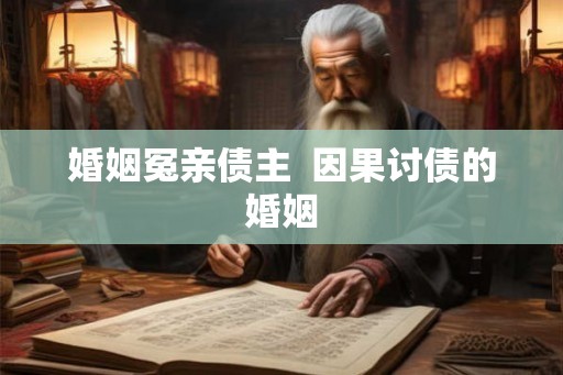 婚姻冤亲债主  因果讨债的婚姻