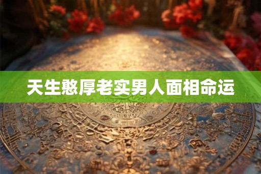 天生憨厚老实男人面相命运 天生憨厚老实男人面相命运