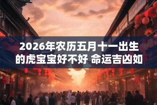 2026年农历五月十一出生的虎宝宝好不好 命运吉凶如何
