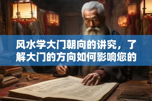 风水学大门朝向的讲究，了解大门的方向如何影响您的运势
