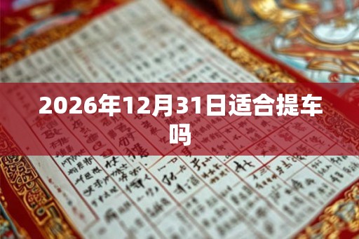 2026年12月31日适合提车吗