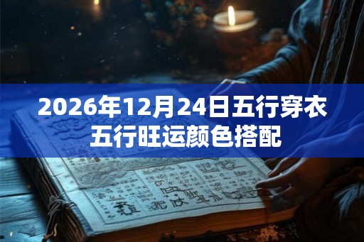 2026年12月24日五行穿衣 五行旺运颜色搭配