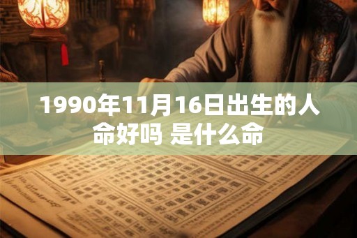1990年11月16日出生的人命好吗 是什么命