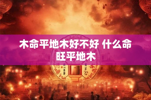 木命平地木好不好 什么命旺平地木