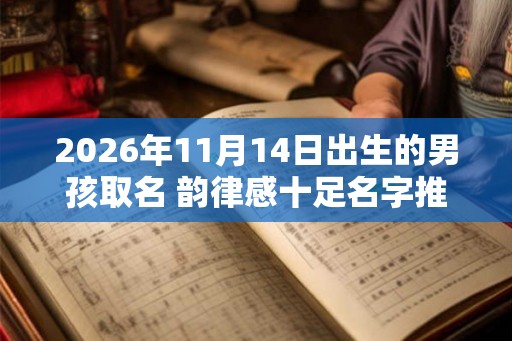 2026年11月14日出生的男孩取名 韵律感十足名字推荐