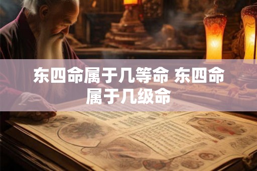 东四命属于几等命 东四命属于几级命 东四命属于几等命 东四命属于几级命