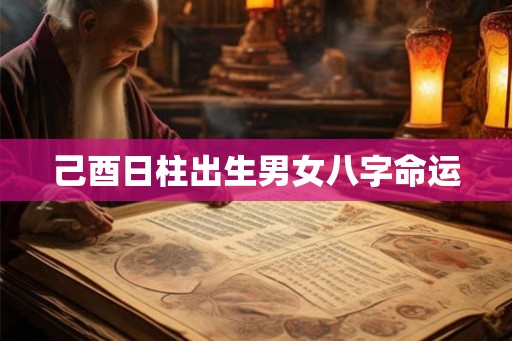 己酉日柱出生男女八字命运 己酉日柱出生男女八字命运