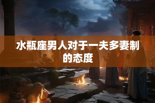 水瓶座男人对于一夫多妻制的态度