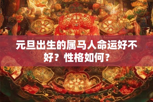 元旦出生的属马人命运好不好？性格如何？