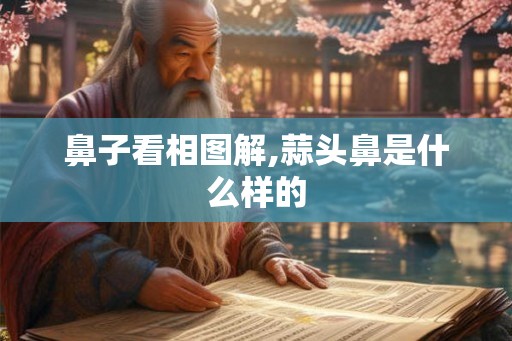 鼻子看相图解,蒜头鼻是什么样的