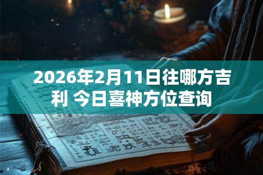 2026年2月11日往哪方吉利 今日喜神方位查询