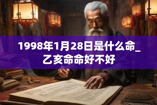 1998年1月28日是什么命_乙亥命命好不好