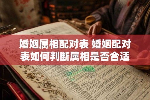 婚姻属相配对表 婚姻配对表如何判断属相是否合适
