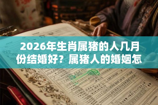 2026年生肖属猪的人几月份结婚好？属猪人的婚姻怎么样？